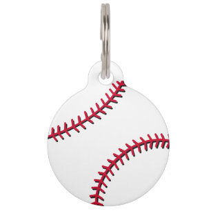 Baseball Pet Tag