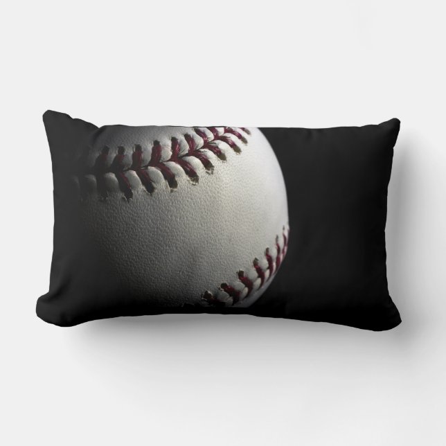 baseball photo close up pillow (Front)