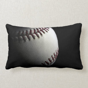 baseball photo close up pillow