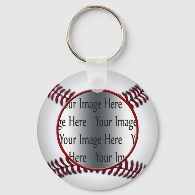 baseball photo key ring (Front)