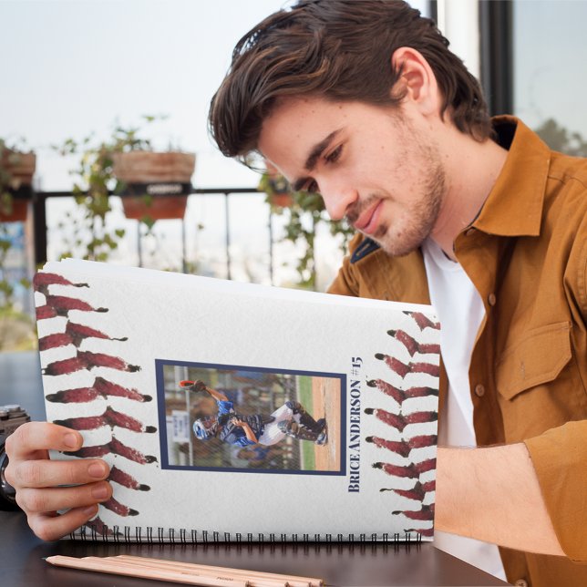 Baseball Photos Clean White VERTICAL Notebook (Creator Uploaded)