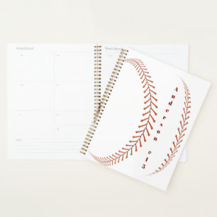 Baseball Photos Rustic Memory Scrapbook Planner