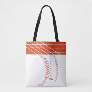Baseball Photos Rustic Memory Scrapbook Tote Bag