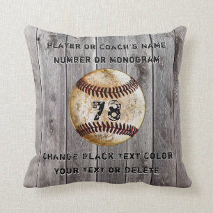 Baseball Pillow Personalised for Coach, Players