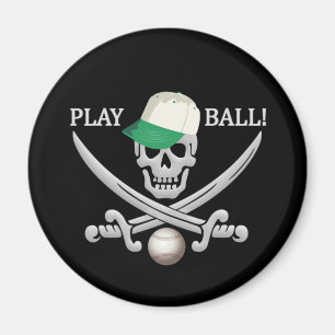 Baseball Pirate magnet