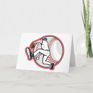 Baseball Pitcher Greeting Cards