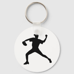 Baseball - Pitcher Key Ring