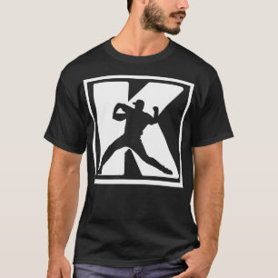 Baseball Pitcher Pitching K Strikeout Baseball Fun T-Shirt