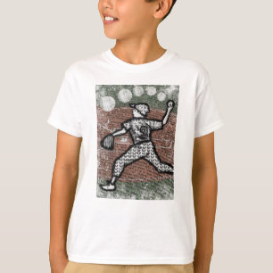 Baseball Pitcher T-Shirt Little League Boy