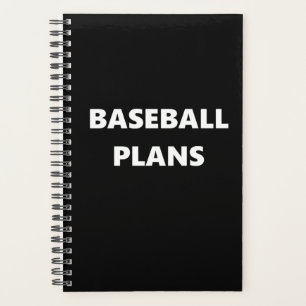 Baseball Planner Sports Theme Baseball Plans