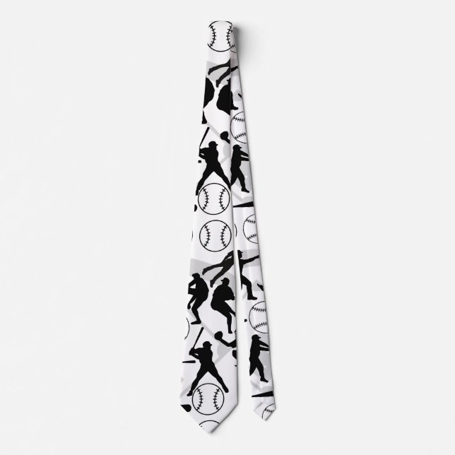 Baseball play pattern.w tie (Front)