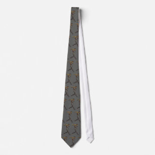 Baseball Player Artwork Tie