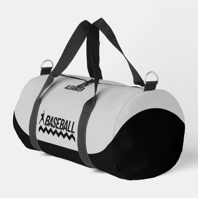Baseball Player, Birthday Gift, Baseball Team Duff Duffle Bag (Left Corner)
