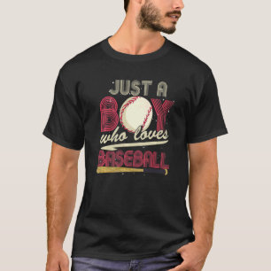 Baseball Player Boys Sport Baseball Catcher Baseba T-Shirt