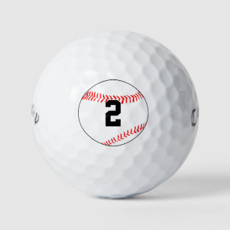 Baseball Player Custom Jersey Number/Letter Sports Golf Balls