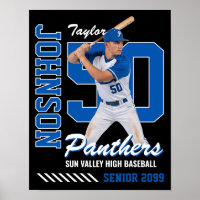 Baseball Player Custom Photo Jersey Number