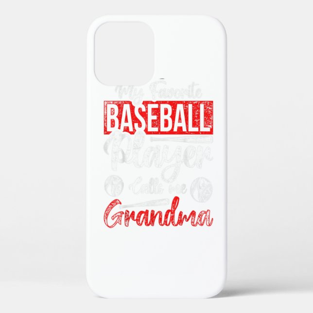Baseball Player Grandma Retirement Baseball Fan Ba Case-Mate iPhone Case (Back)