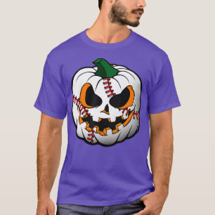 Baseball Player Halloween Pumpkin For Halloween Pa T-Shirt