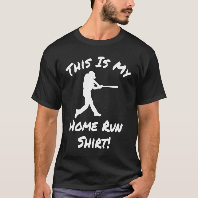 Baseball Player Homerun T-Shirt (Front)