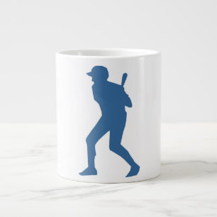 BASEBALL PLAYER LARGE COFFEE MUG