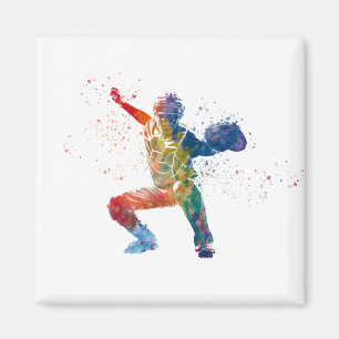 baseball player magnet