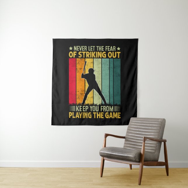 Baseball Player Motivation Tapestry (In Situ)