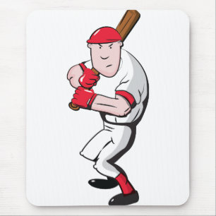 Baseball Player Mouse Pad