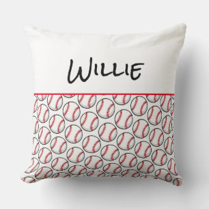 Baseball Player NAME Sports Balls Player Fun Cushion