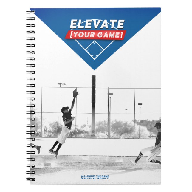 Baseball Player Notebook (Front)