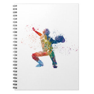 baseball player notebook