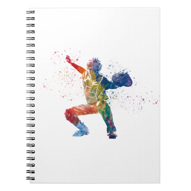 baseball player notebook (Front)