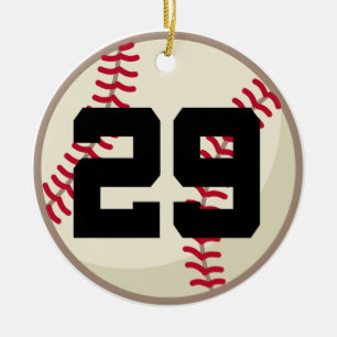 Baseball Player Number 29 Ornament