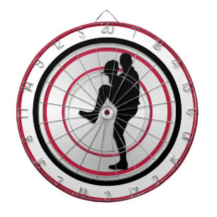 Baseball Player Pitcher Windup Dartboard
