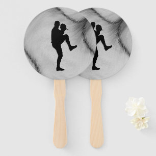Baseball Player Pitcher Windup Hand Fan