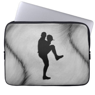 Baseball Player Pitcher Windup Laptop Sleeve