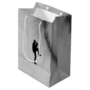 Baseball Player Pitcher Windup Medium Gift Bag