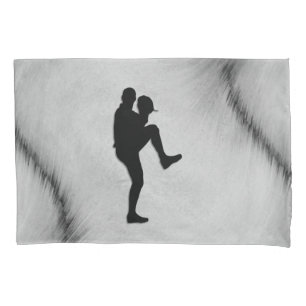 Baseball Player Pitcher Windup Pillowcase