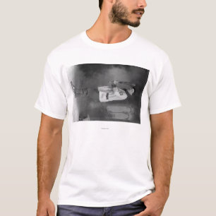 Baseball Player Portrait holding Bat T-Shirt