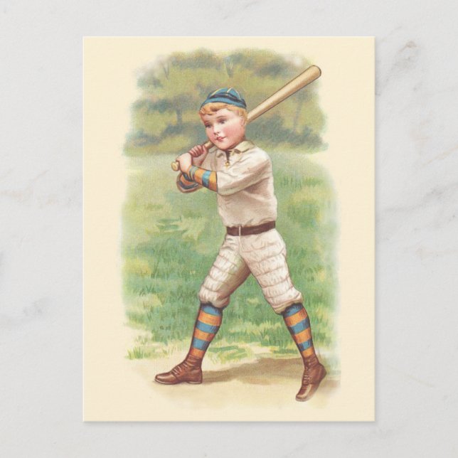 Baseball Player Postcard (Front)