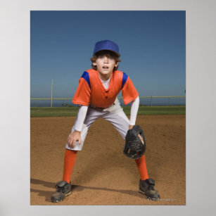 Baseball player poster