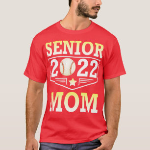 Baseball Player Senior 2022 Mum Happy Graduate Day T-Shirt
