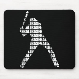 Baseball Player Softball Player Team Sport Funny T Mouse Pad