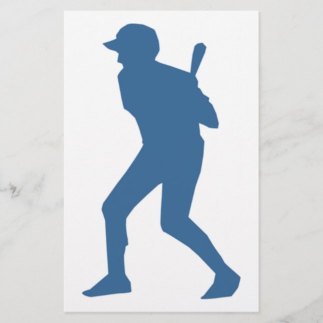 BASEBALL PLAYER STATIONERY (Front)