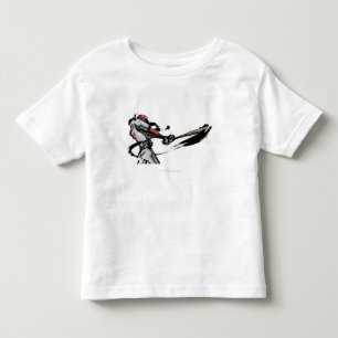 Baseball player swinging bat, side view toddler T-Shirt