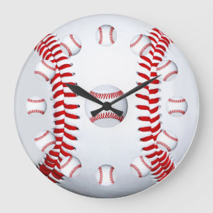 Baseball Player Team Sports Fan Gift Idea Large Clock