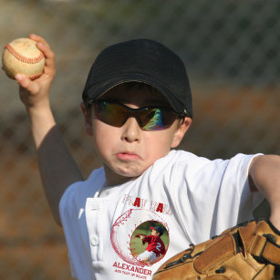 Baseball Player, Team Supporter Little Kids League T-Shirt