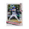 Baseball Player Trading Card Custom Red Grey
