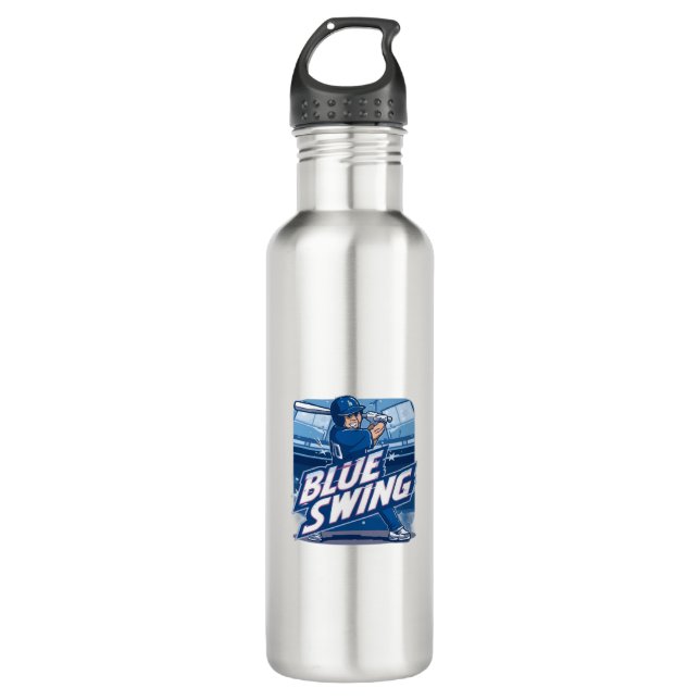 Baseball Playoff Championship Spirit Design 710 Ml Water Bottle (Front)