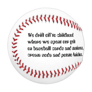 Baseball Poem Gift