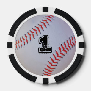 Baseball poker chips